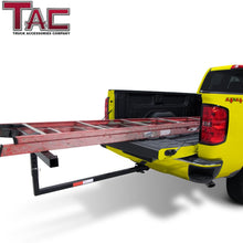 TAC 2" Truck Bed Trailer Hitch Mount Extender 500 LBS Capacity Utility Adjustable Universal Pick Up Extension Rack for Kayak Canoe Ladder Lumber Pipes Cargo Carrier Accessories with Pins