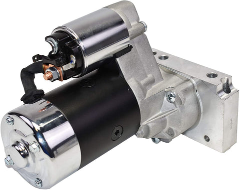 A-Team Performance Small Block Big Block 3.0 HP High Torque Starter Compatible with Chevrolet BB GEN. II, V V8, SB GEN. I V8, Black