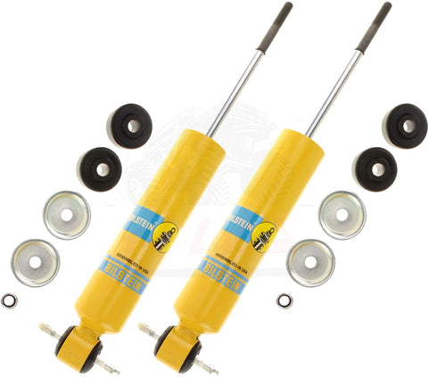 Bilstein B6 4600 Series 2 Front Shocks Kit for 01 Dodge Durango RWD Ride Monotube replacement Gas Charged Shock absorbers part number 24-064606