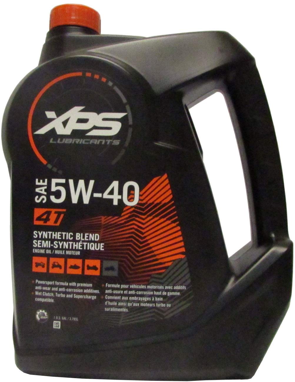 XPS 4 Stroke Synthetic Blend Engine Oil 5W-40 - Gallon - Can Am Spyder Sea Doo 779134 / 293600122