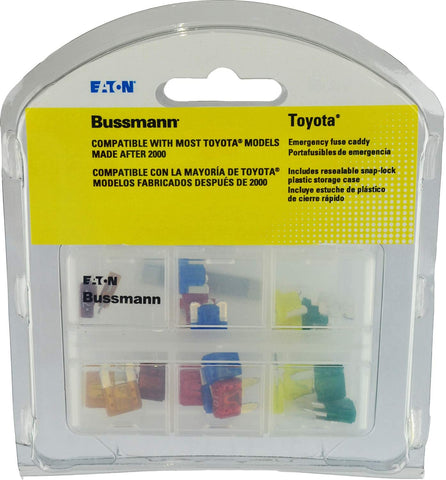 Bussmann BP/EFC-TOYOTA Emergency Fuse Preparedness Pack for Toyota Vehicles w/23 ATM & ATM LP Fuses, 1 Pack