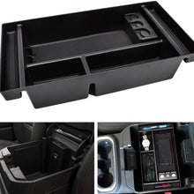 SENSHINE Center Console Organizer Tray for 2019 Chevy Silverado 1500/GMC Sierra 1500 and 2020 Chevy Silverado/GMC Sierra 1500/2500/3500 HD Armrest Storage Secondary Box - Full Center Console Models