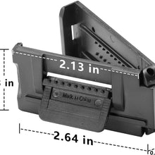 Car Seat Belt Adjuster, Seatbelt Clips, Smart Adjust Seat Belts to Relax Shoulder Neck, Set of 2 Pieces in Black, Provides Comfort for Neck and Shoulder While Driving Extremely Easy to use.
