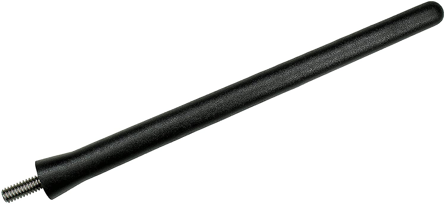 The Original 6 3/4 Inch - Car Wash Proof Short EPDM Rubber Antenna - USA Stainless Steel Threading - Powerful Internal Copper Coil/Premium Reception