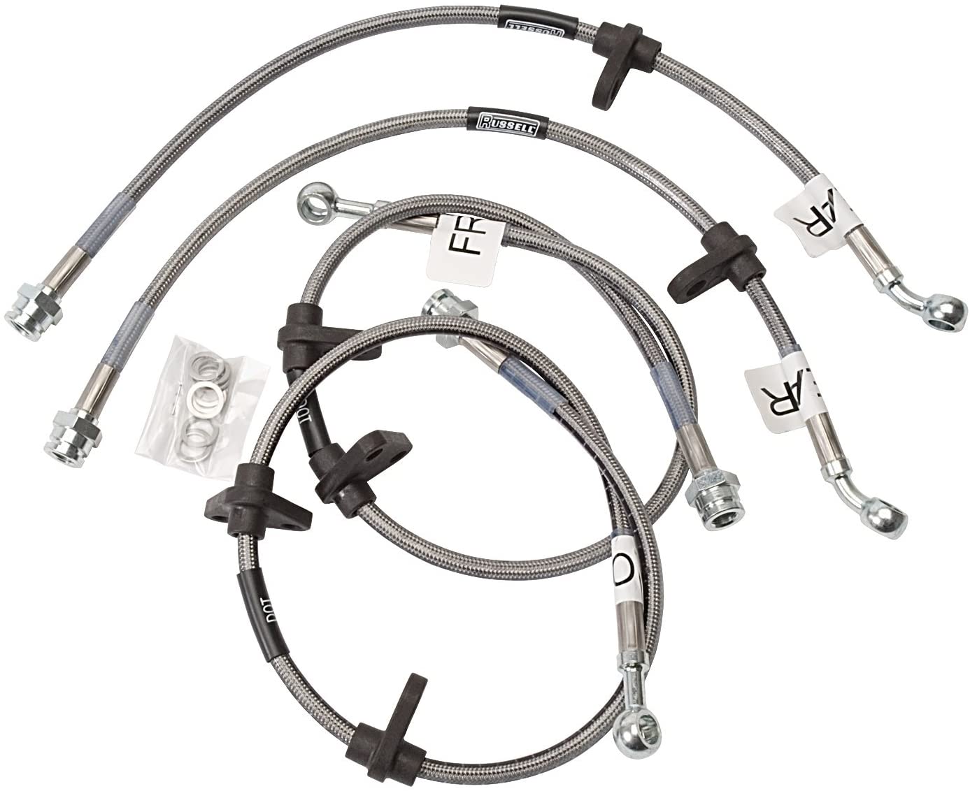 Edelbrock/Russell 684850 Direct Bolt-On Brake Hose Kit