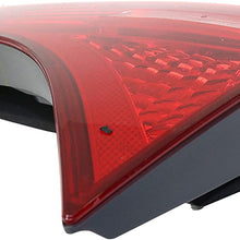 Tail Light Assembly Compatible with 2017-2019 Toyota Corolla Clear Lens Passenger Side