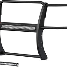 ARIES 2170024 Pro Series Black Steel Grille Guard with Light Bar, Select Chevrolet Silverado 1500