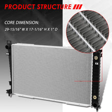 1609 OE Style Aluminum Core Cooling Radiator Replacement for Ford Windstar 3.0L 3.8L AT 95-98