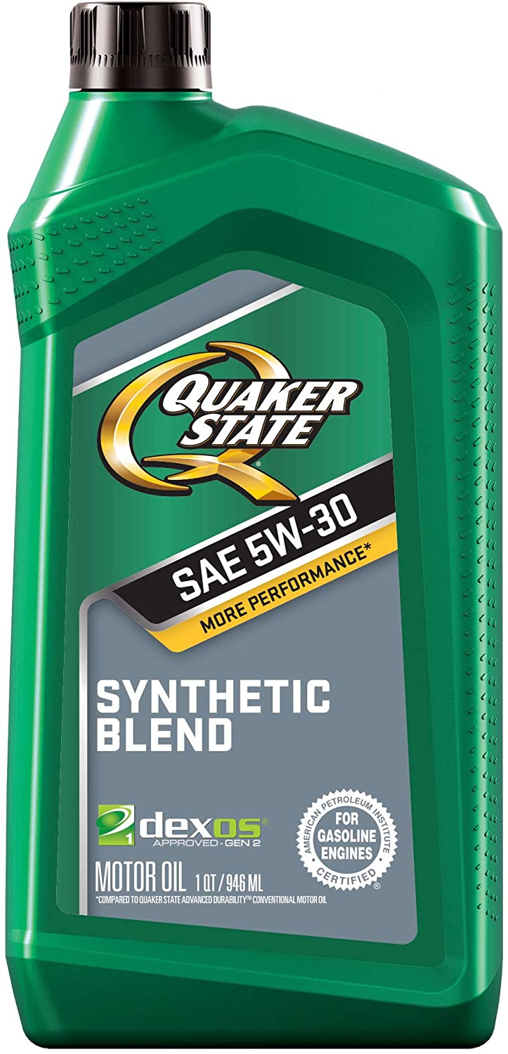 Quaker State Synthetic Blend 5W-30 Motor Oil (1-Quart, Case of 6)