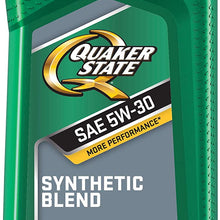 Quaker State Synthetic Blend 5W-30 Motor Oil (1-Quart, Case of 6)
