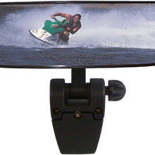 CIPA 11083 COMP II Black 4" x 11" Marine Mirror