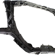 Radiator Support Assembly Compatible with 2007-2009 Honda CR-V Black Steel