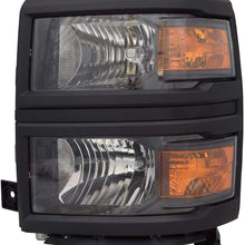 Replacement Driver Side Headlight Assembly LS Model For 2015+ Chevy Silverado 1500