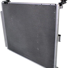 Para Toyota 4Runner A/C Condensador 2010-2018 | Material de núcleo de aluminio | Motor de 4.0L | Reemplaza DPI# 3870 | TO3030317 | 8846060430