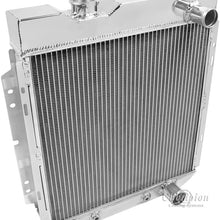 3 Row Aluminum Replacement Radiator & 16" Fan for 1960-65 Falcon,1964-66 Mustang,1960-65 Ranchero, 1960-65 Comet. Engines:See Full Description.Radiator by Champion . Part#259