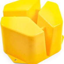 Camco Yellow Stabilizer Jack Support - Provides a Sturdy, Durable Surface for Stabilizer Jacks | Offers 7" of Lift| Constructed with Durable UV Resistant Material - (44424)