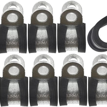 AB Tools Brake Pipe Clips Rubber Lined P Clips 3/8" (9.5mm) Lines Pack of 10 FL38