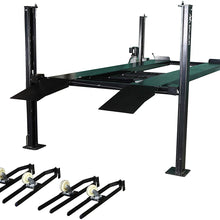 APlusLift HW-8S 8,000LB 4-Post Portable Storage Car Lift Heavy Duty Car Auto Truck Hoist / 12 Months Parts Warranty