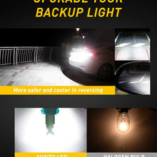 AUXITO Error Free 912 921 T15 LED Bulbs 2000 Lumens Bright CSP 9-SMD Plug and Play for Backup Reverse Lights, 6500K White (Pack of 2)