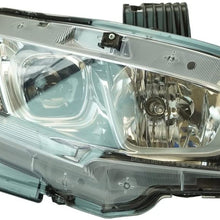 Halogen Headlight Lamp RH RF Passenger Side for Honda Civic Brand