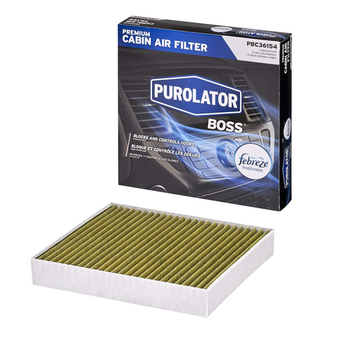 Purolator PBC36154 PurolatorBOSS Premium Cabin Air Filter with Febreze Freshness