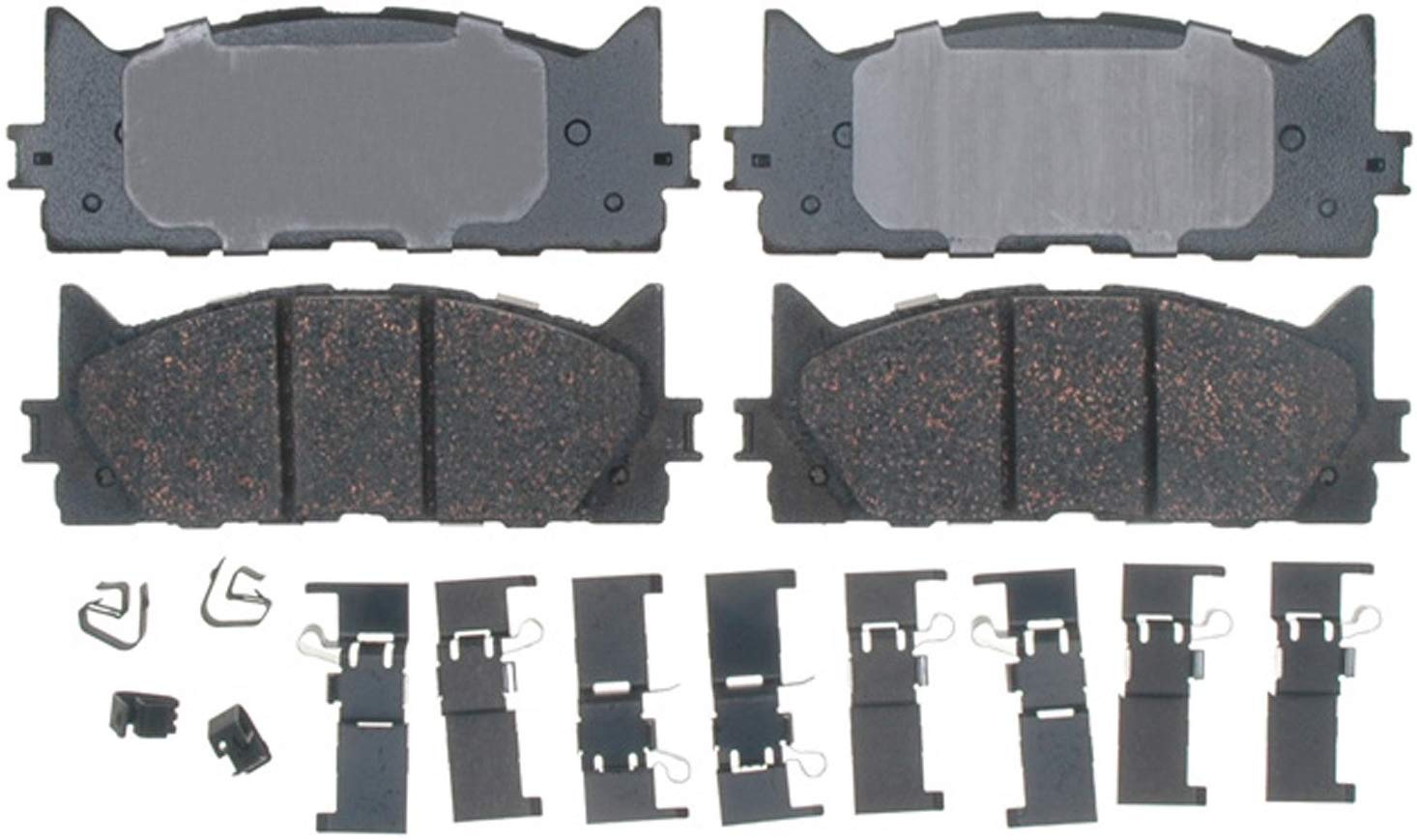 ACDelco 17D1222CH Professional Ceramic Front Disc Brake Pad Set