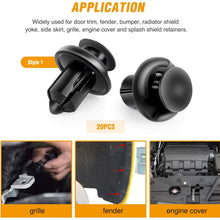 GOOACC 240PCS Bumper Retainer Clips Car Plastic Rivets Fasteners Push Retainer Kit Most Popular Sizes Auto Push Pin Rivets Set -Door Trim Panel Fender Clips for GM Ford Toyota Honda Chrysler