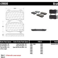 StopTech 309.09600 Street Performance Front Brake Pad