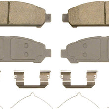 Wagner ThermoQuiet QC1401 Ceramic Disc Pad Set With Installation Hardware, Front