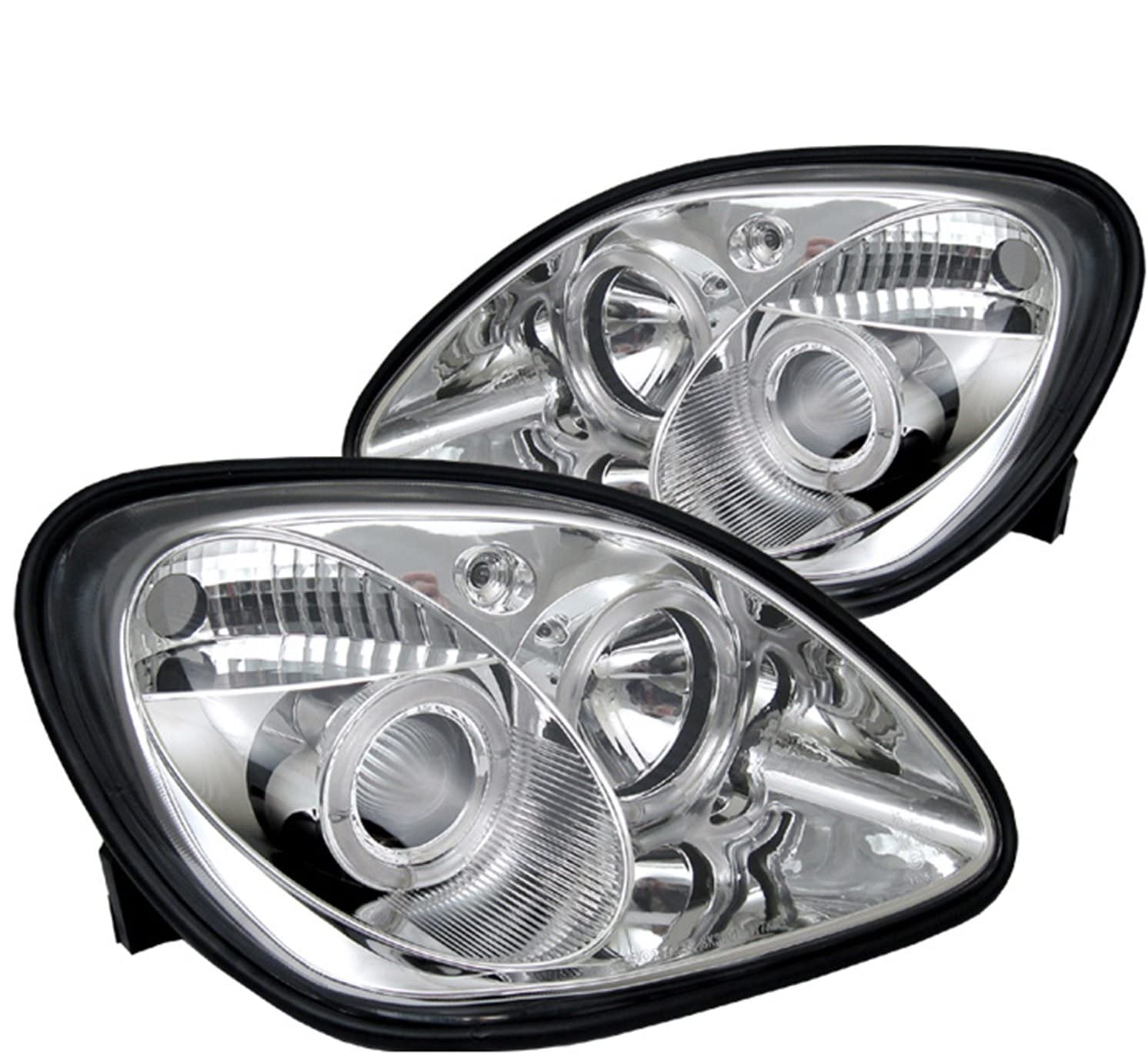 Spyder Auto 5011206 LED Halo Projector Headlights Chrome/Clear