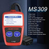 CARXtruck MS309 Universal OBD2 Scanner for All Cars Code Reader OBDII Smog Check Engine Light Diagnostic Scan Tool