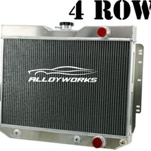 ALLOYWORKS 4 Row All Aluminum Radiator for 1959-1965 Chevy Impala/Bel Air/El Camino/Biscayne/GMC AT/MT PRO