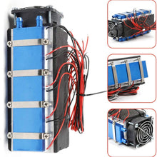 BoTaiDaHong BTDH 12V DIY Thermoelectric P-elti-er Cooler Air Cooling Devices 8-Chip TEC1-12706A DIY Air Cooling Tool