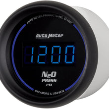 Auto Meter 6974 Cobalt Digital 2-1/16" 0-1600 PSI Nitrous Pressure Gauge