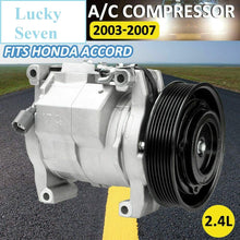 10736C A/C Compressor,AC Compressor A/C Clutch CO 38810RAAA01 77389 28003C 6512109 Replacement for Honda Accord 2003 2004 2005 2006 2007 2.4L by Lucky Seven