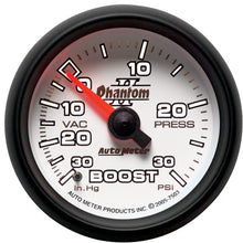 Auto Meter 7503 Phantom II 2-1/16" 30 in. Hg/30 PSI Mechanical Vacuum/Boost Gauge