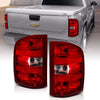 AmeriLite Red Replacement Brake Tail Light Set for Chevy Silverado w/Bulb and Harness