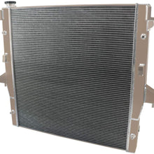 CoolingSky 4 Row All Aluminum Radiator for Dodge Ram 2500 3500 5.9L 6.7L Diesel 2003-2009