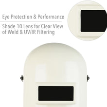 Fibre-Metal Pipeliner Fiberglass Welding Helmet with Ratchet Headgear (110WH), White