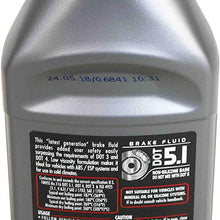 Motul 100951 100% Full Synthetic Brake Fluid 6 Pack DOT 5.1 500mL Bottle with Premium Motul Sticker (6)