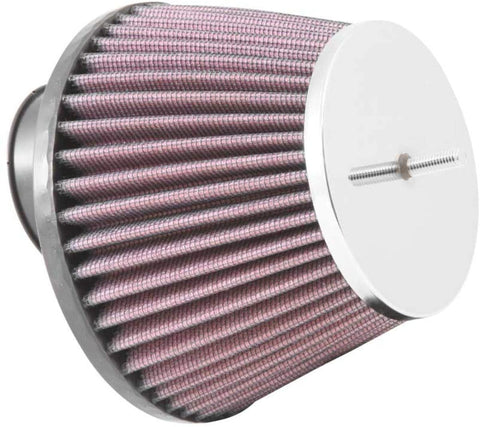K&N Universal Clamp-On Air Filter: High Performance, Premium, Replacement Engine Filter: Flange Diameter: 2 In, Filter Height: 3.4375 In, Flange Length: 1.375 In, Shape: Round Tapered, RC-8350