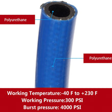 20 Ft 8AN AN 8 Push Lock Oil Gas Fuel Hose + 10pcs AN 8 Hose Fitting Kit