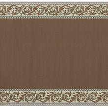 Ming's Mark RD7 Stylish Camping Reversible Classical Patio Mat - 6' x 9', Brown/Beige