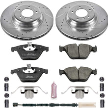 Power Stop K7022 Front Brake Kit with Drilled/Slotted Brake Rotors and Z23 Evolution Ceramic Brake Pads