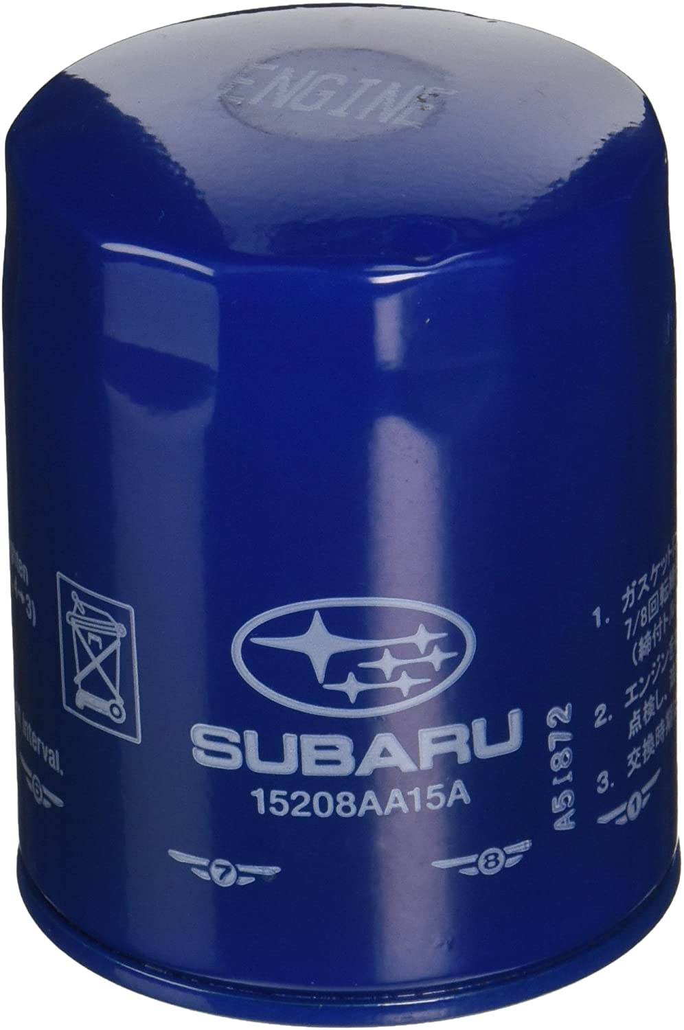 Genuine Subaru 15208AA15A Oil Filter Complete, 1 Pack