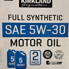 KIRKLAND SIGNATURE Full Synthetic SAE 5W-30 Motor Oil 5 Quart | 2 Pack