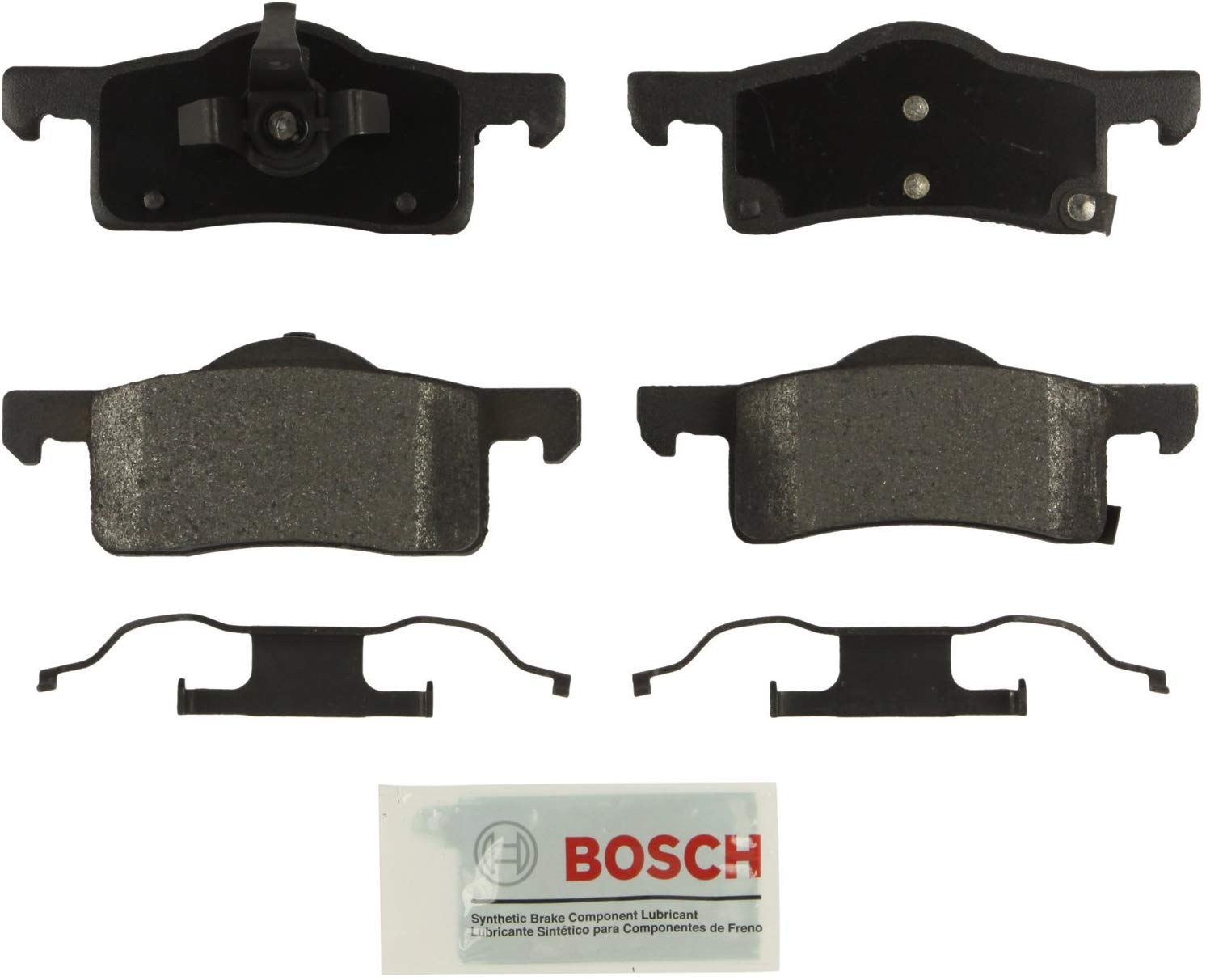 Bosch BE935H Blue Disc Brake Pad Set with Hardware for 2003-06 Ford Expedition and Lincoln Navigator - REAR