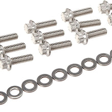 ARP 4007504 12-Point Style Valve Cover Bolts, Polished Stainless Steel, Package Of 14, For Select Cast Aluminum Covers