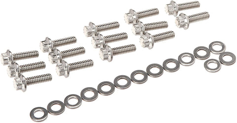 ARP 4007504 12-Point Style Valve Cover Bolts, Polished Stainless Steel, Package Of 14, For Select Cast Aluminum Covers