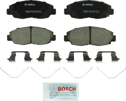 Bosch BC1578 QuietCast Premium Ceramic Disc Brake Pad Set For 2012-2015 Honda Civic; Front